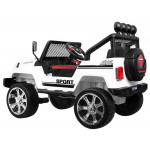 Elektrické autíčko Raptor Drifter 4x4 off road - biele
